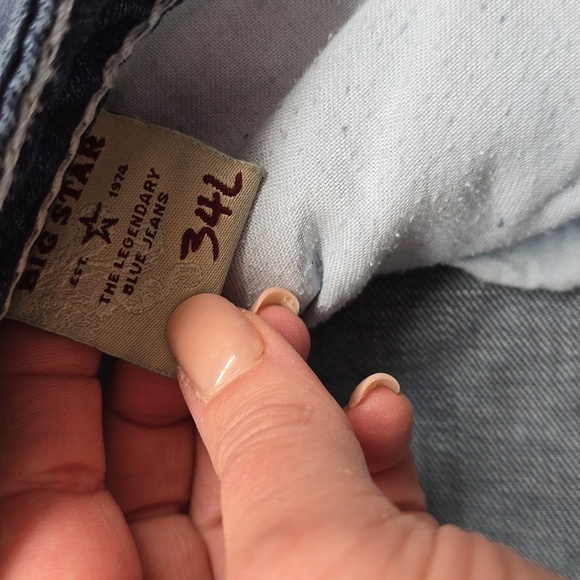 Big Star| Miki Denin Jeans | Size 34L - Picture 10 of 16